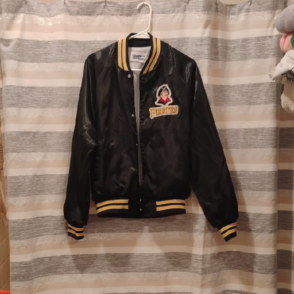 Black Pirates Varsity Jacket